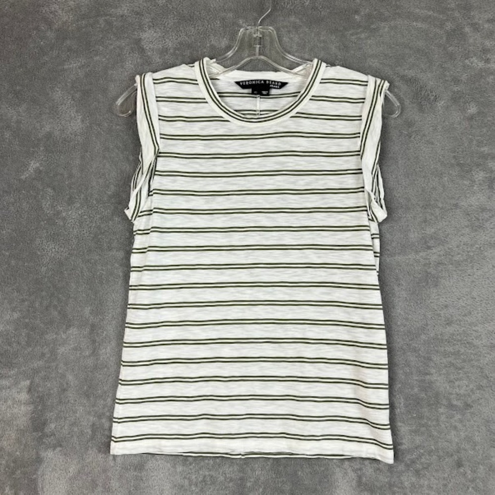 Veronica Beard Dree Muscle Tee Womens XS Pima Cotton Elevated Basics Minimalist